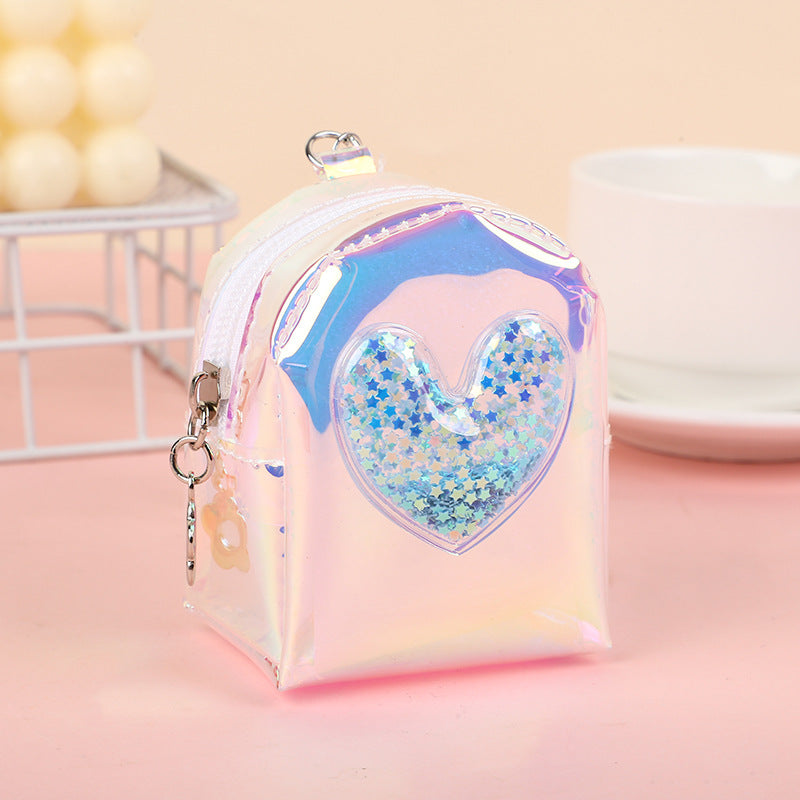 Wholesale PVC Transparent Kids School Bag Coin Purse